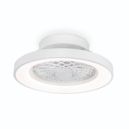 Ventilador MINI TIBET Blanco - Mantra. Luz LED Ø53cm