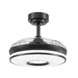 Ventilador Dani Mini Fabrilamp Negro - Motor DC Ø91cm