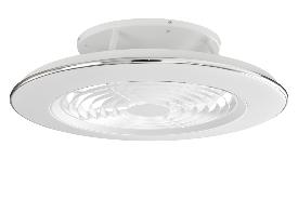 Ventilador Alisio Mantra - Blanco Plata LED 63cm.Ø