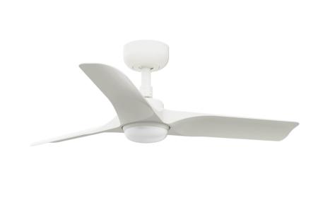 Ventilador Hey FARO Blanco con luz LED 90cm.Ø