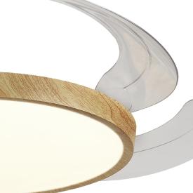 Ventilador Retractil Melody-S Blanco Madera P&B - Motor DC. 41-92cmØ.