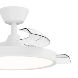 Ventilador Bombay S Minimalista - Blanco Ø42-88cm