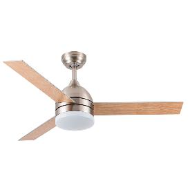 Ventilador Legio Niquel Fabrilamp - Motor DC Ø107cm