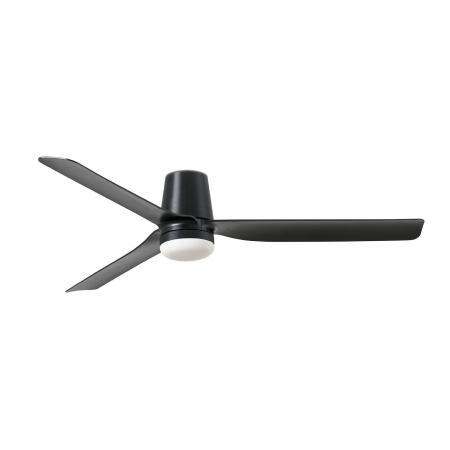 Ventilador Punt Tub M FARO Negro - Luz LED 130cm.Ø