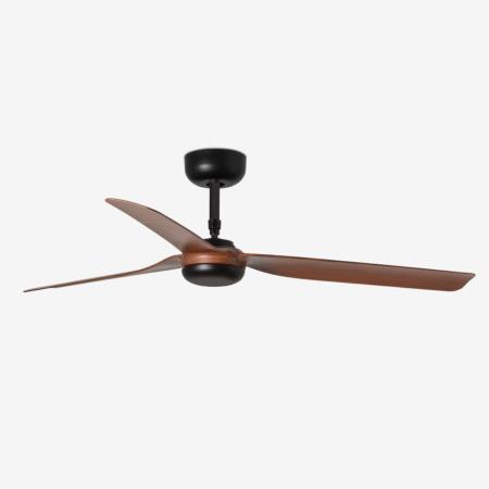 Ventilador Punt FARO Sin luz Negro/Madera 130cm.Ø