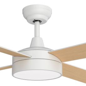 Ventilador Nevery Blanco Haya Fabrilamp - Motor DC Ø122cm