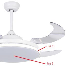 Ventilador Zephyr MIMAX Aspas Retractiles Ø107cm