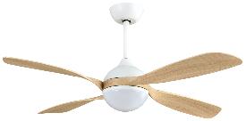 Ventilador Livorno Blanco Haya Fabrilamp - Motor DC Ø132cm