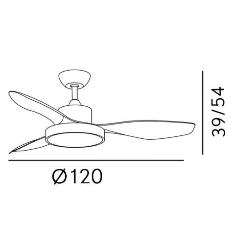 ventilador-de-techo-hayate-fabrilamp-medidas