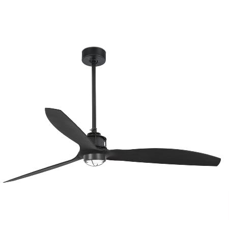 Ventilador Justfan Negro Faro + Kit de luz 128cm.Ø