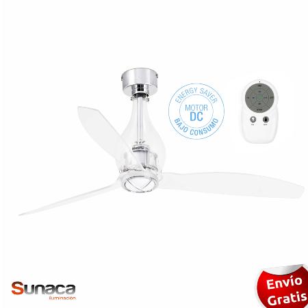 Ventilador Mini Eterfan FARO blanco motor DC 128cm.Ø