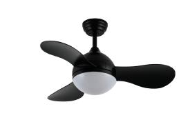 Ventilador Solido Negro Fabrilamp - Motor DC Ø90cm