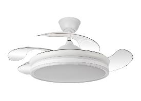 Ventilador Bayomo Blanco Fabrilamp - 4 aspas Motor DC Ø107cm