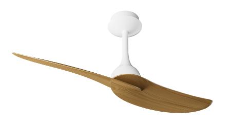 Ventilador IPANEMA II Blanco Madera Mantra - Motor DC Ø106cm.