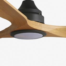 Ventilador Alo Negro FARO LED Motor DC - LED 152cm.Ø