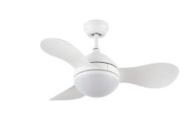 Ventilador Solido Blanco Fabrilamp - Motor DC Ø90cm