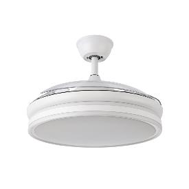 Ventilador Bayomo Blanco Fabrilamp - 3 aspas Motor DC Ø108cm