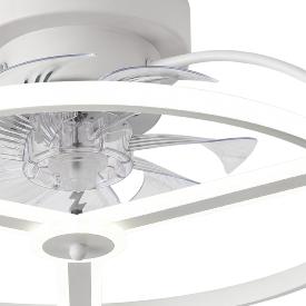 Ventilador BORA Blanco Fabrilamp - Motor DC Ø50cm