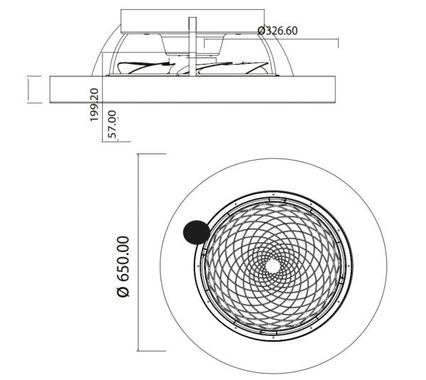 ventilador de techo tibet mantra