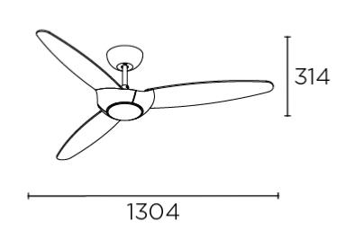 ventilador lodos leds-c4 medidas